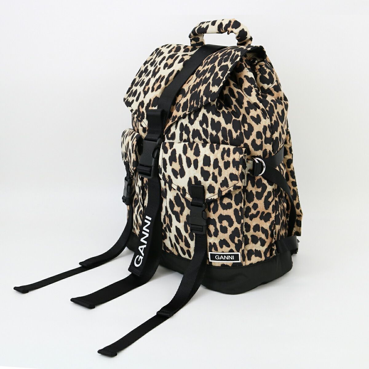 □GANNI ガニー バックパック Recycled Tech Backpack Print