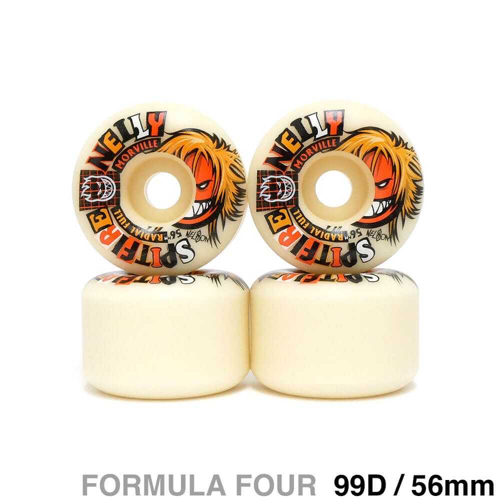 Spitfire formula four スケボースピットファイアウィール SPITFIRE WHEEL スピットファイヤー ウィール FORMULA FOUR F4 RADIAL FULL 99D THRASHER X SPITFIRE OATH 赤 58mm スケートボード スケボー