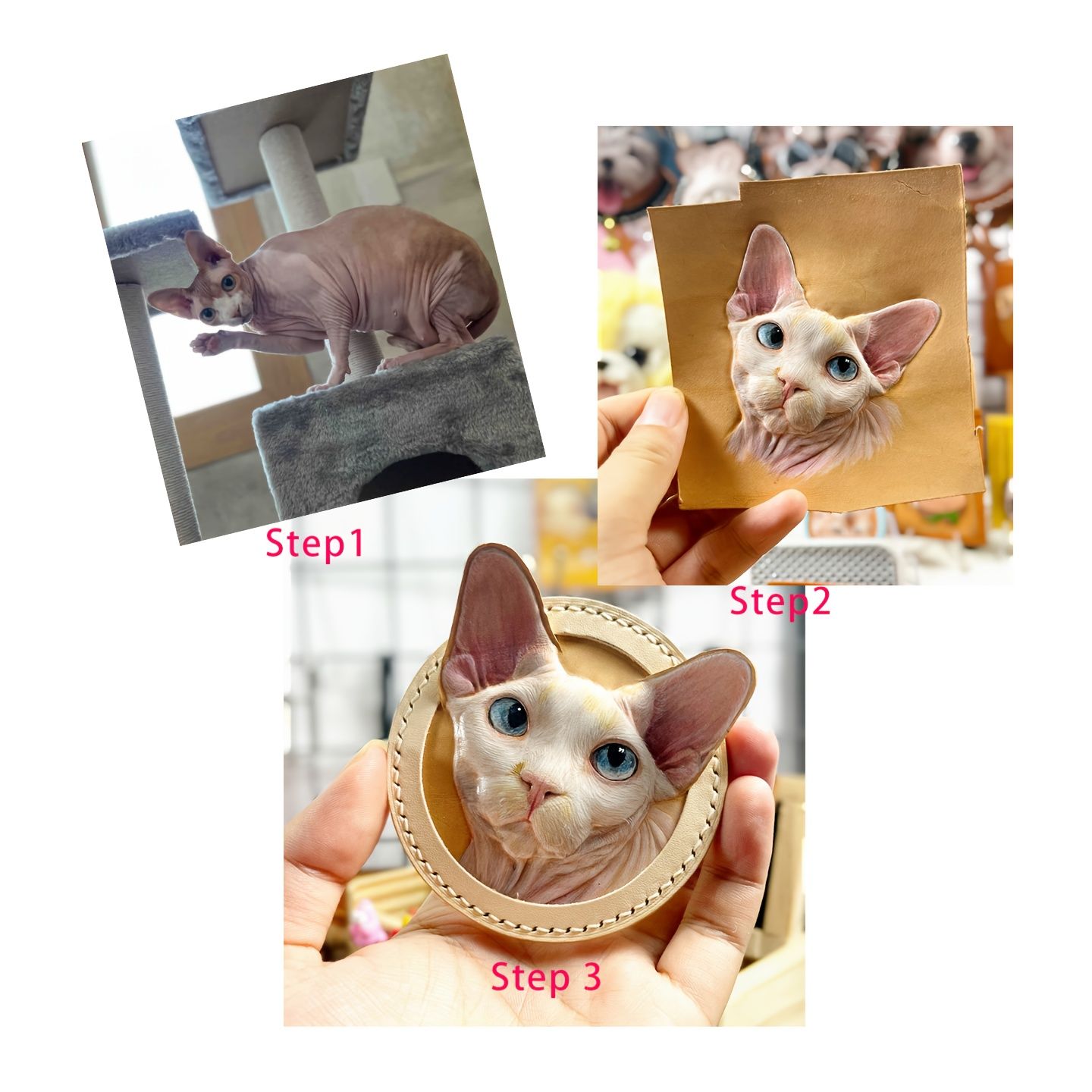 キーチェーンまたはバッグチャーム