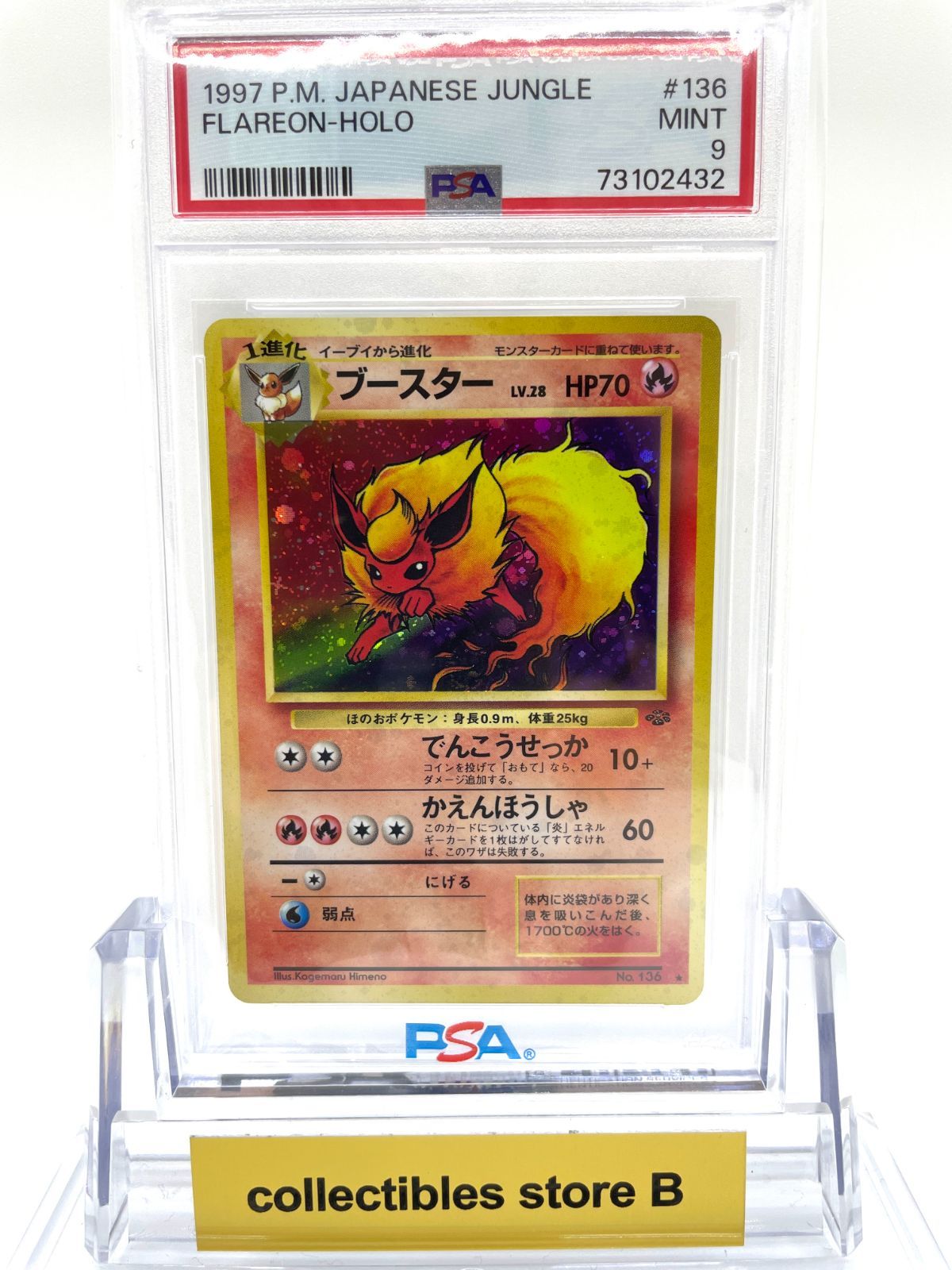 ポケモンカード ポケカ 旧裏 ブースター ポケモンジャングル PSA8Tothosewhoa