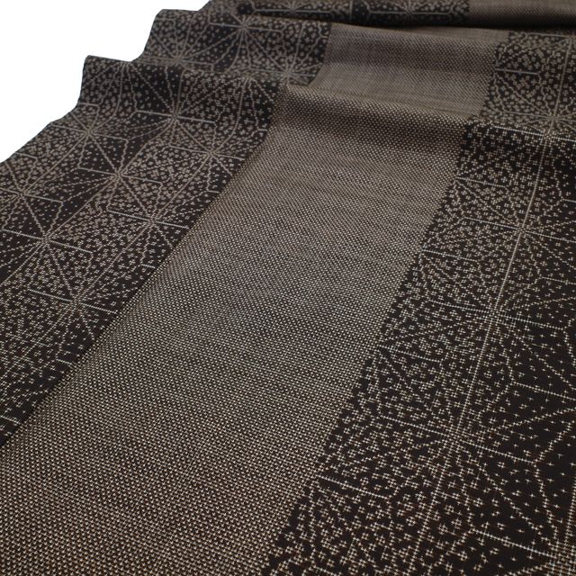 中古】 すごい値！ 本場大島紬 リサイクル 着物 袷 正絹 泥染 7マルキ  