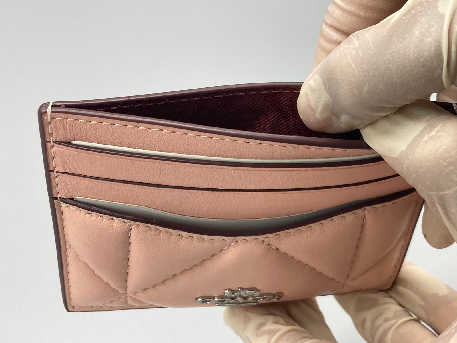 コーチ Coach】【海外正規店買い付け】Slim Id Card Case With Puffy 