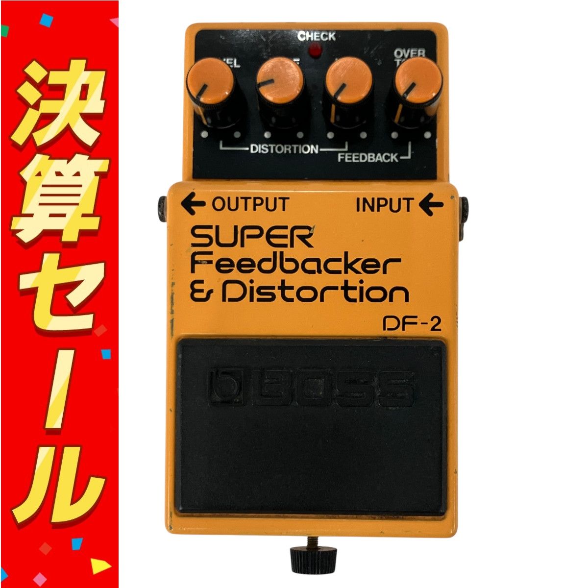 BOSS DF-2 SUPER Feedbacker - Distortion エフェクター 音響機材 Y10118133