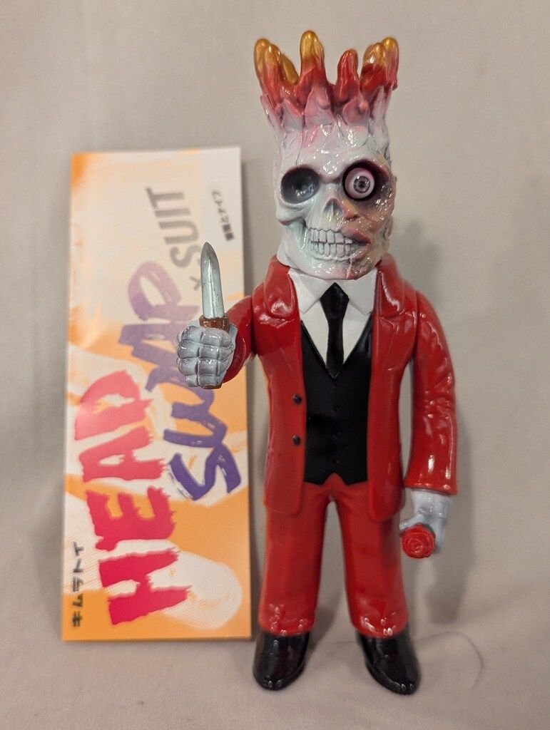 キムラトイ HEAD SWAP×SUIT 薔薇とナイフ ソフビ 7月16日(火)18時より抽選開始】【キムラトイ】HEAD SWAP×SUIT