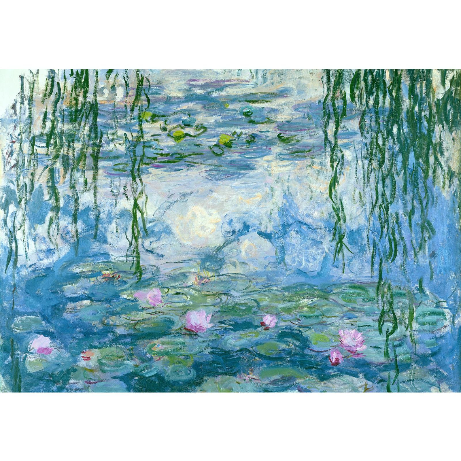MISITU ジグソーパズル 2000ピース パズル 風景 絵画 クロード モネ 睡蓮 プレゼント 誕生日 クリスマス おしゃれ インテリア 70 x 100 cm