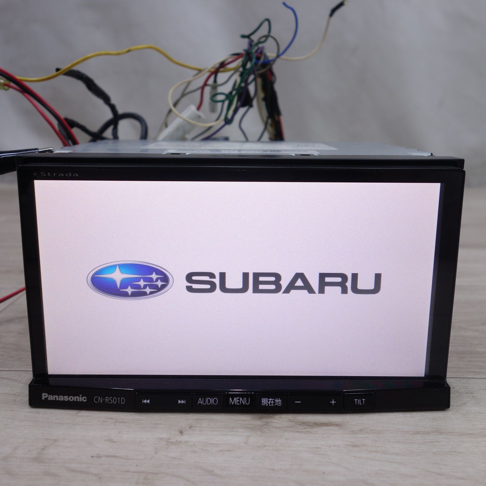 ◆スバル 純正 Panasonic Strada カーナビ CN-RS01DFA メモリーナビ パナソニック ストラーダ◆