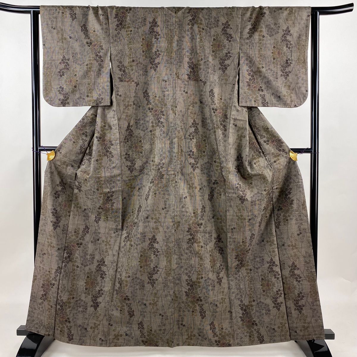 大島紬 名品 身丈159cm 裄丈63.5cm 正絹 【中古】（大島紬 身丈160cm  