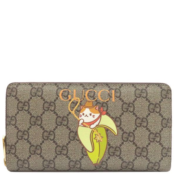 グッチ 長財布 GUCCI×ばなにゃ ジップアラウンド ウォレット 701060