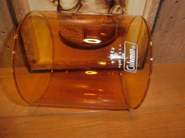 新品 コールマン 赤パイレックス ガラスグローブ HP335R-RedPyrex