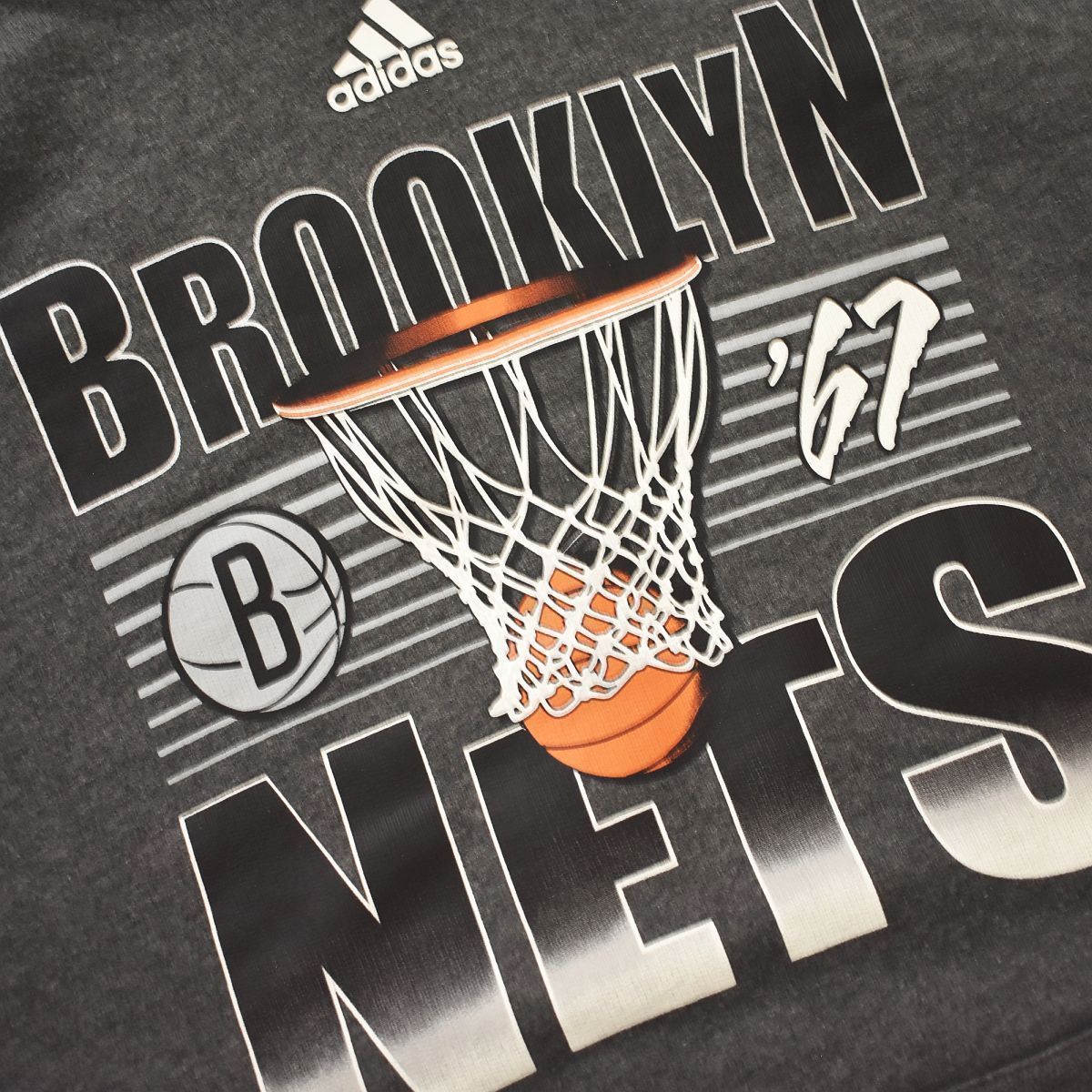 アディダス NBA BROOKLYN NETS スウェット フーディー 2XL