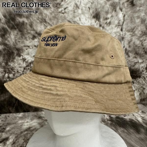 ★新品★Supreme シュプリーム バケットハット クラッシャー S/M タン Supreme/シュプリーム Classic Logo Crusher/クラシック ロゴ