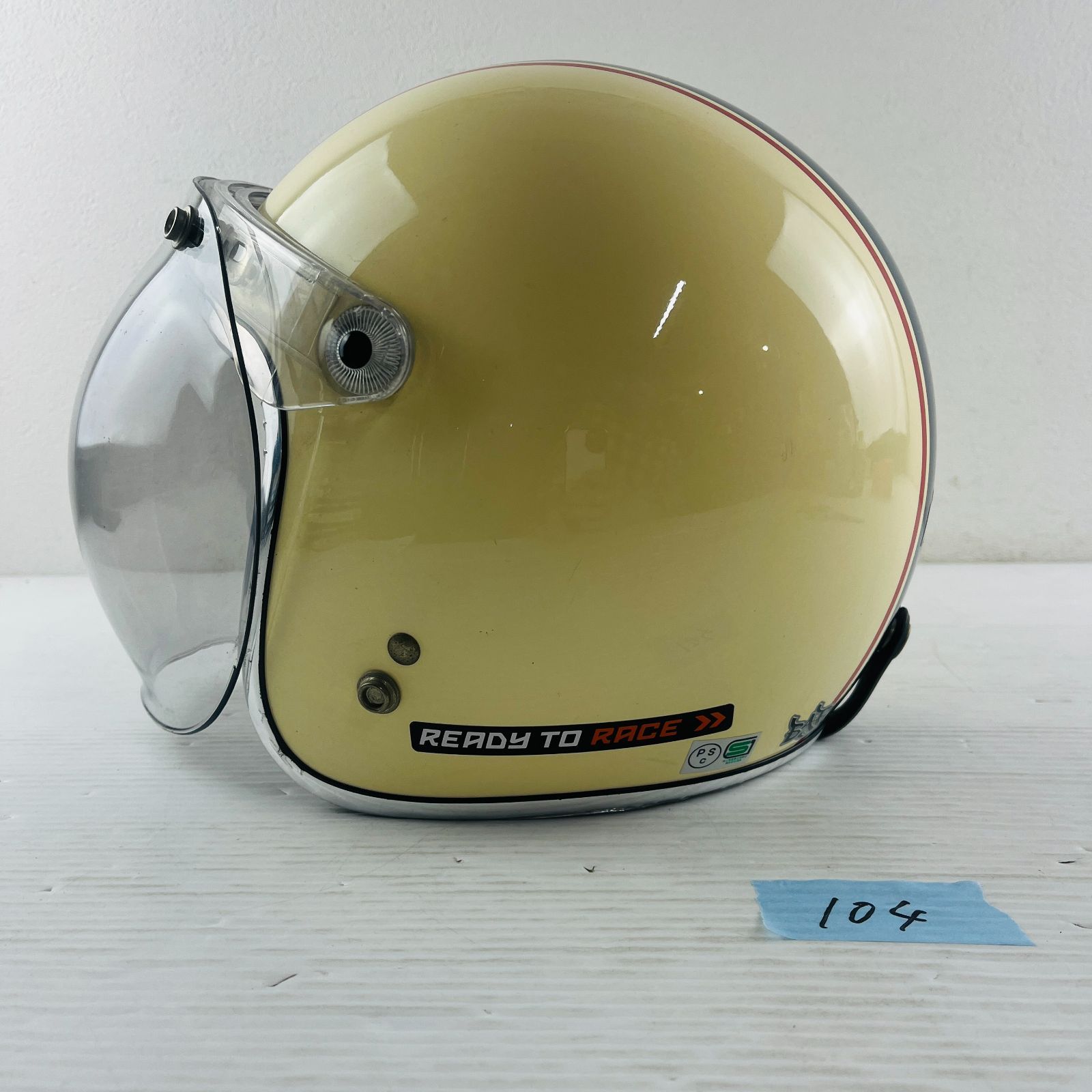 バートン BC-5 BARTON イエロー チェッカー柄 シールド付 バートン BC