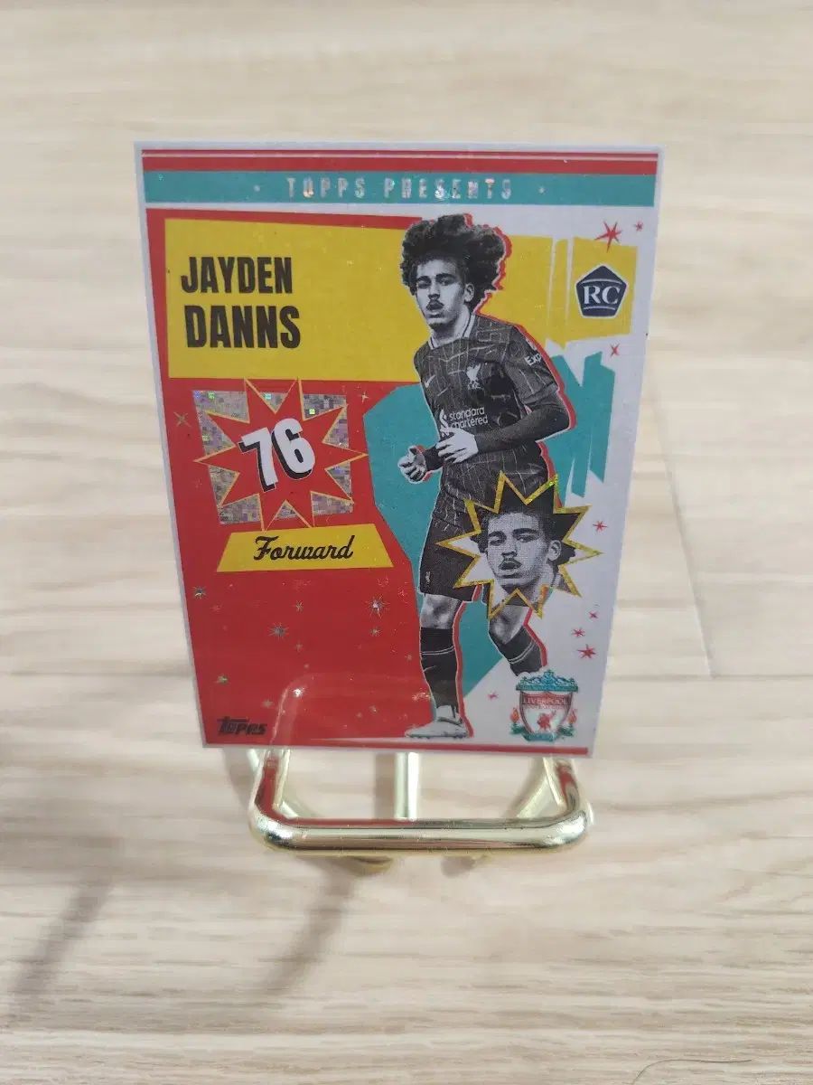 24 TOPPS トップス リヴァプール ジェイデン ダンス シルバーパラレル ルーキーサッカーカード