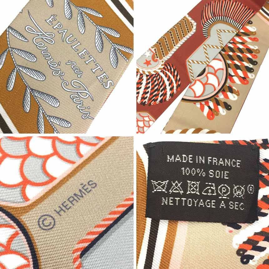 HERMES エルメス ツイリー スカーフ Epaulettes de Gala aq11047