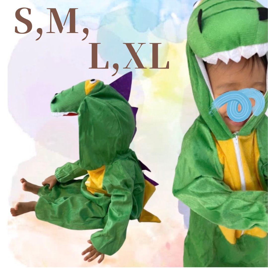新品未使用 子ども S 恐竜 アニマル 着ぐるみ かわいい ダイナソー なりきり