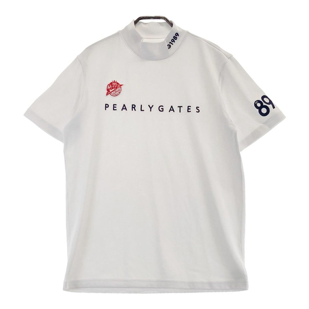 PEARLY GATES 購入 モックネック サイズ5 ホワイト パーリーゲイツ