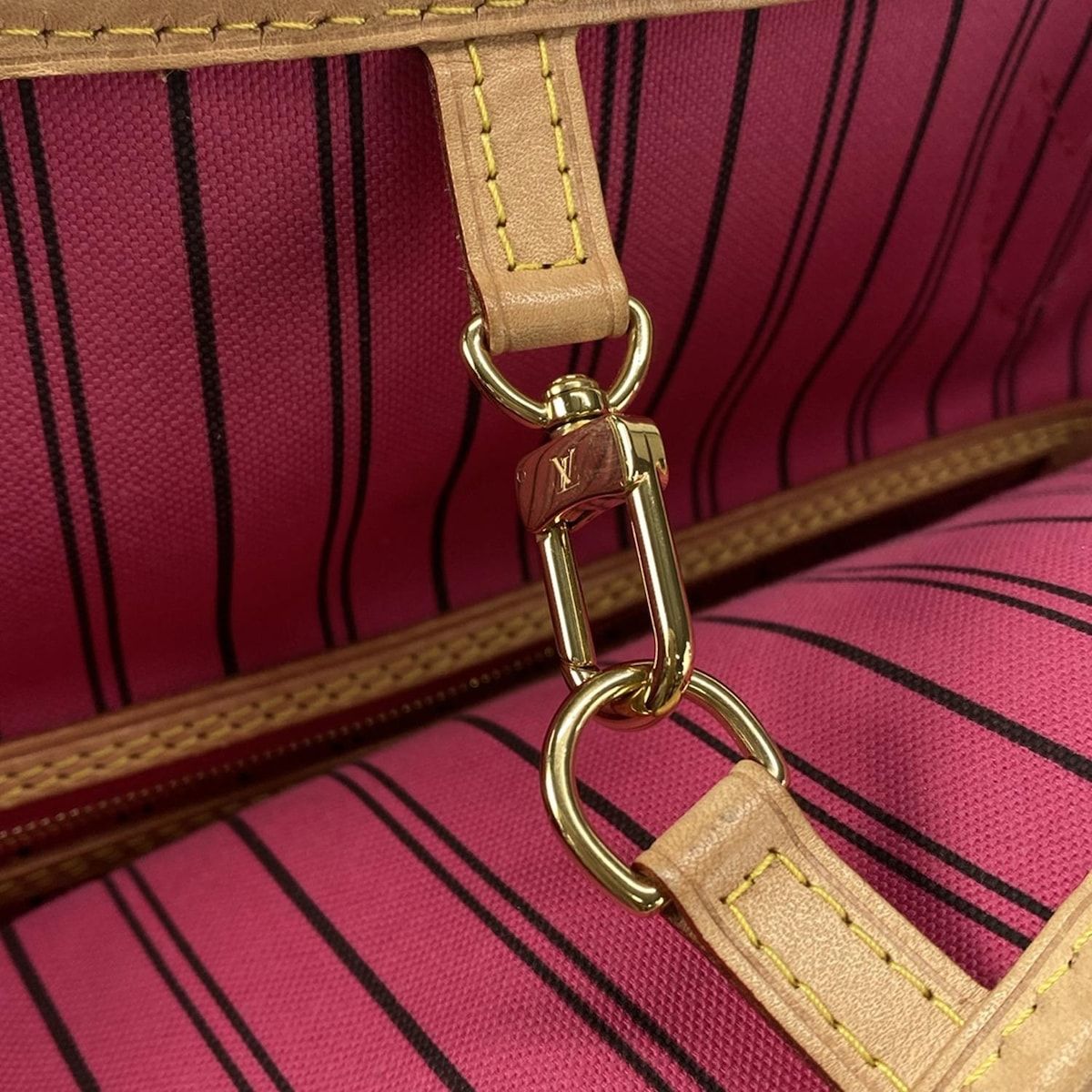 LOUIS VUITTON ルイヴィトン トートバッグ モノグラム ネヴァーフルインサイドアウトMM M12257 モノグラム ローズ ポンディシェリ DECORATOM_COM_BR