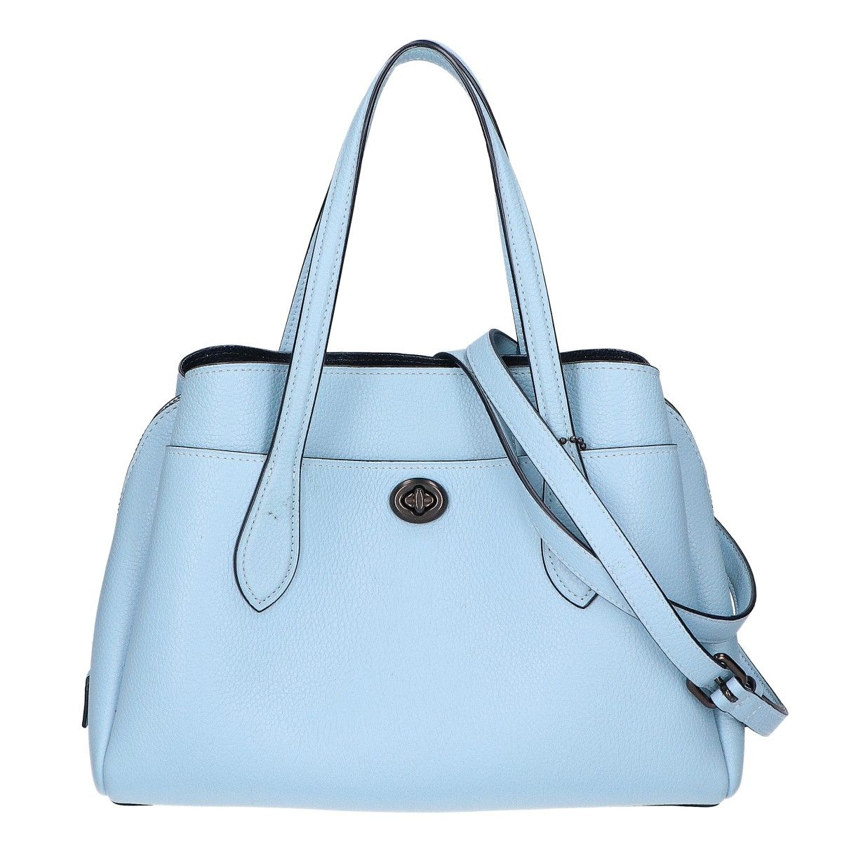 COACH コーチ 91740 ブルー ローラ キャリーオール 30 - メルカリ