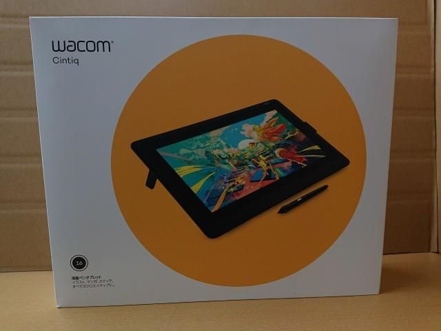 Wacom Cintiq 16 15.6型液晶ペンタブレット DTK1660K0D シンティック エントリーモデル 液タブ