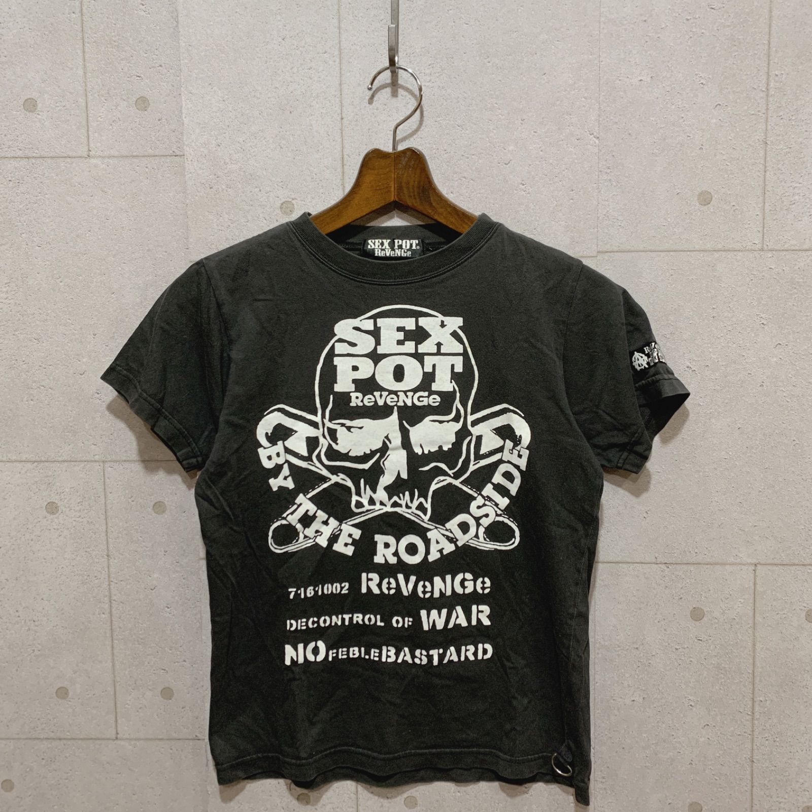 SEX POT ReVeNGe セックスポットリベンジ レディース Tシャツ ブラック