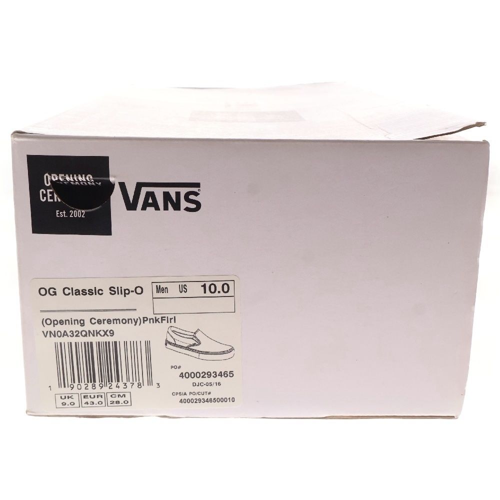 VANS (ヴァンズ) ×Opening Ceremony Volt OG Classic Slip-On PnkFlrl  