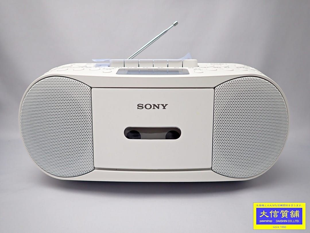 ソニー SONY CFD-S70-W(ホワイト) CDカセットレコーダー ワイドFM対応