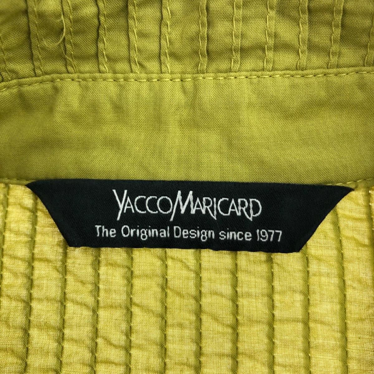 YACCOMARICARDO ヤッコマリカルド 総ピンタックロングシャツ サイズ:1 