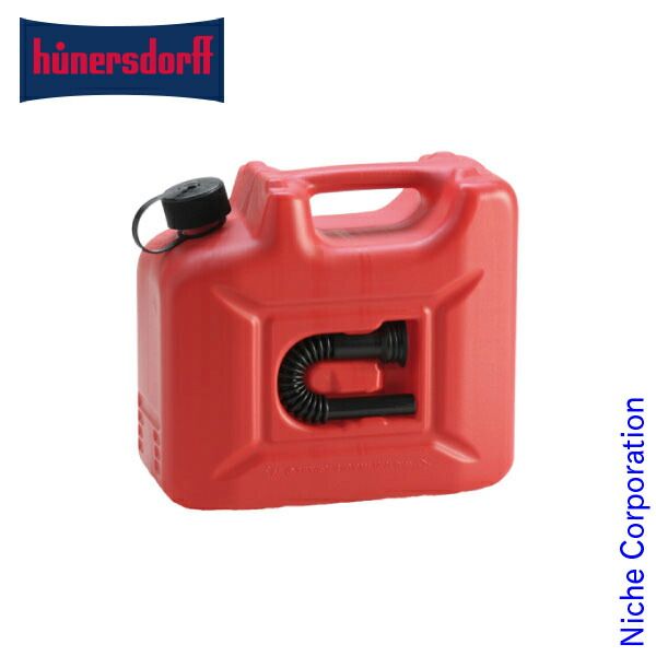 【新品】 ヒューナースドルフ 燃料タンク PROFI 10L red(レッド) 801060 キャンプ用品 アウトドア用品