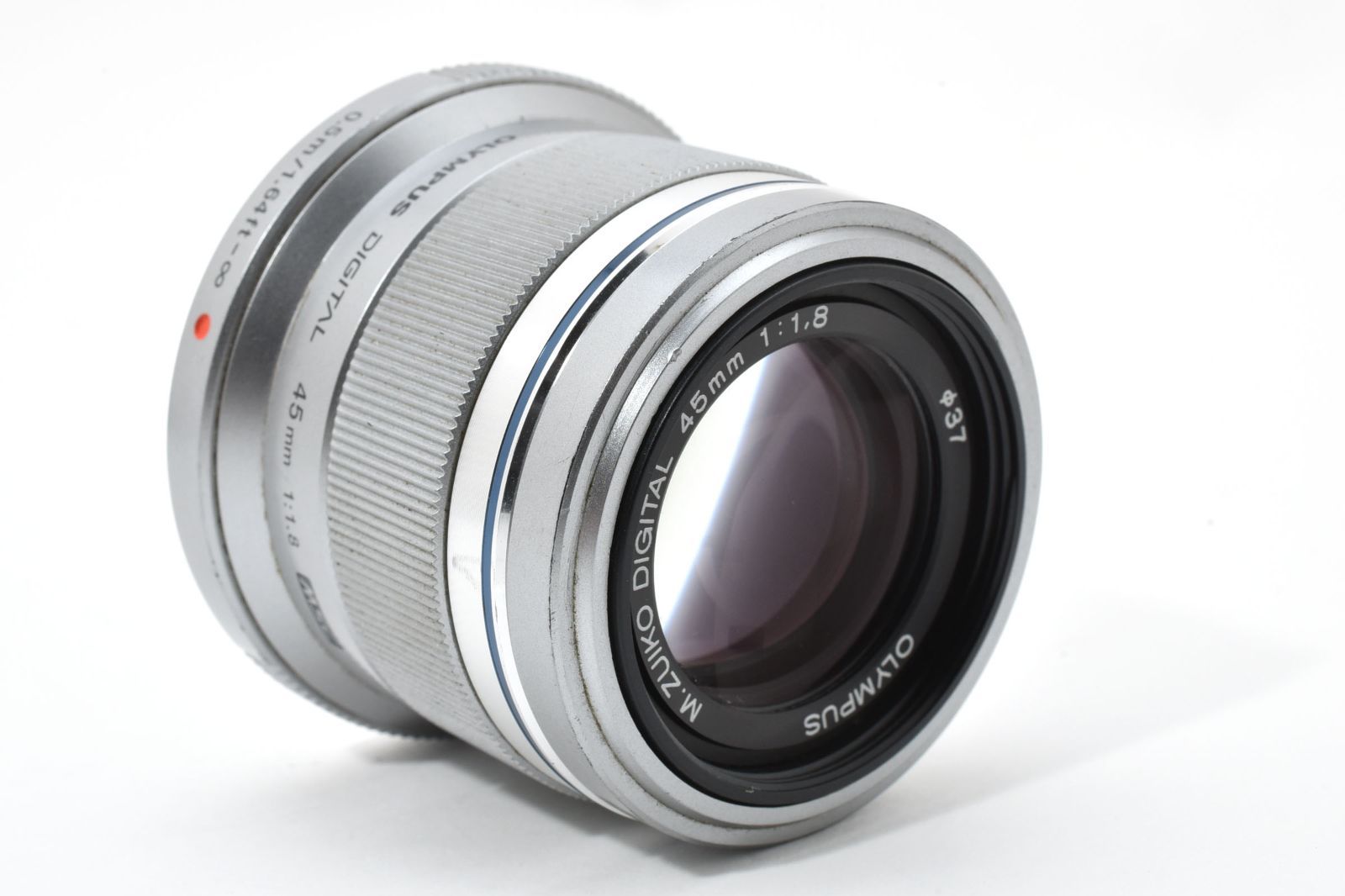 レンズ光学 上 オリンパス OLYMPUS M.ZUIKO DIGITAL 45mm F1.8 シルバー レンズキャップ付き 完動品 41P71A510030 WWW_OLIVIERBERNSTEIN_COM
