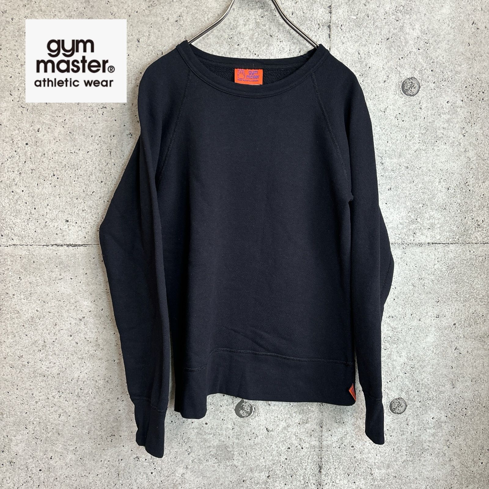 中古】ジムマスター gym master ラグラン スウェットトレーナー made 