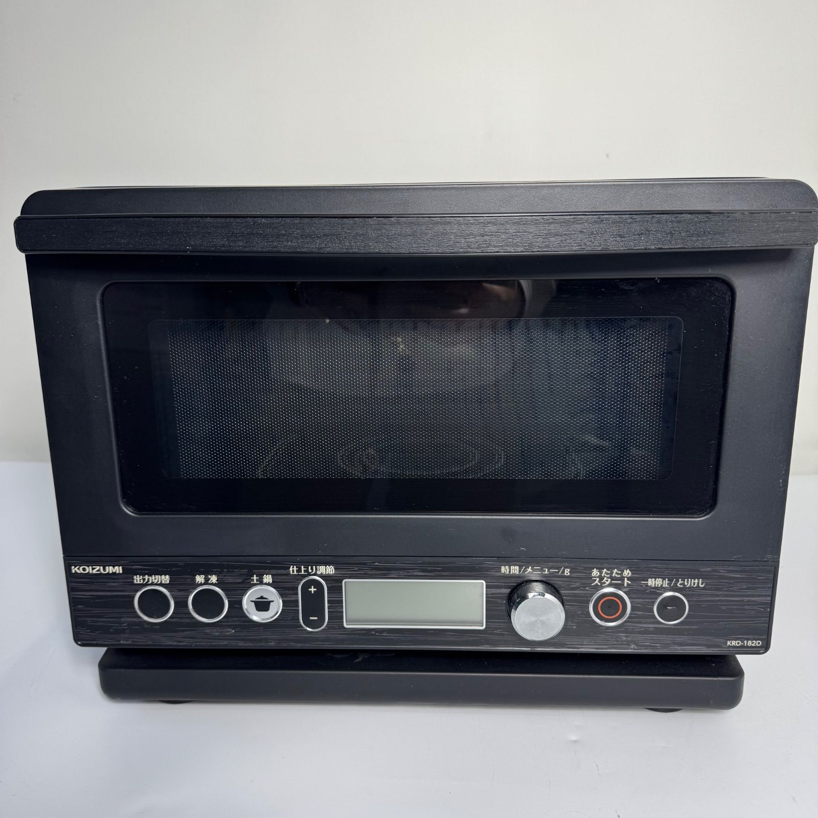 美品 中古 電子レンジ コイズミ KRD-182D/K 2021年製 一人暮らし向け 
