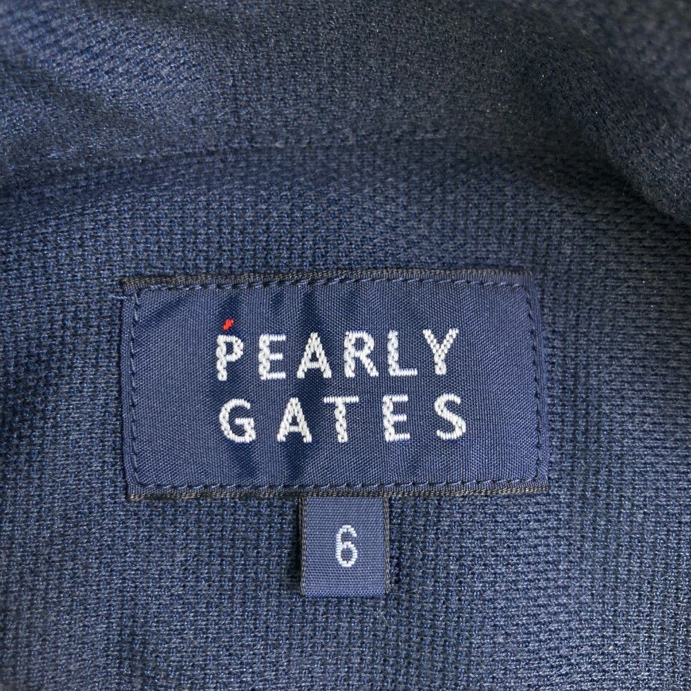 PEARLY GATES ネイビー 長袖ポロシャツ サイズ 6 PEARLY GATES