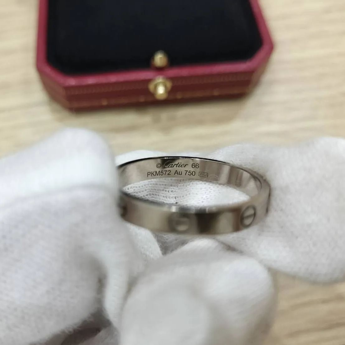 Cartier 18Kゴールド リング 証明書付き
