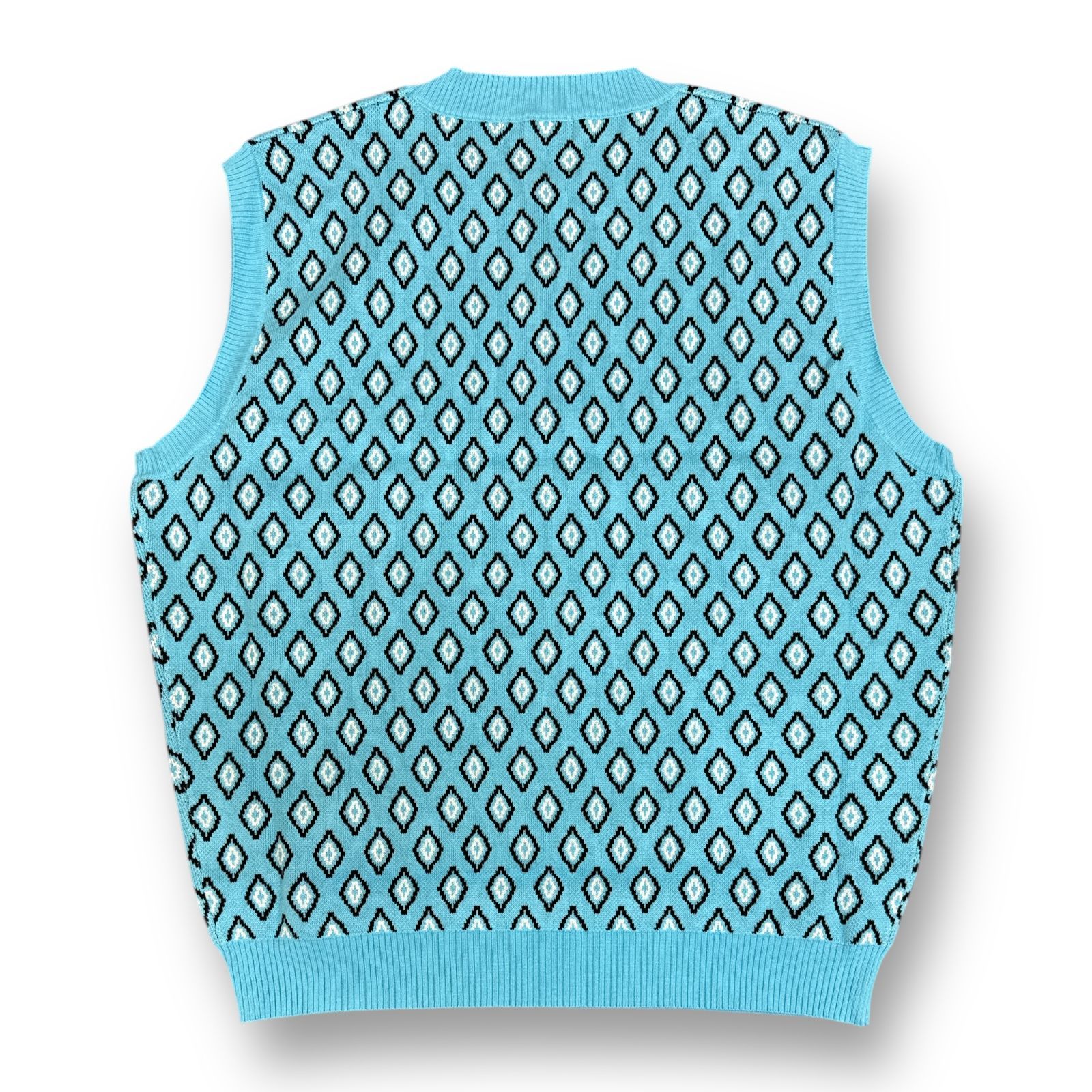 【TTTMSW/ティー】23SS Diamond knit polo vest 定価19800円 新品 TTT MSW 23SS Diamond knit polo vest