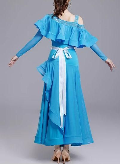 社交ダンスドレス スタンダードドレス 競技 デモ用 ルンバ オーダー