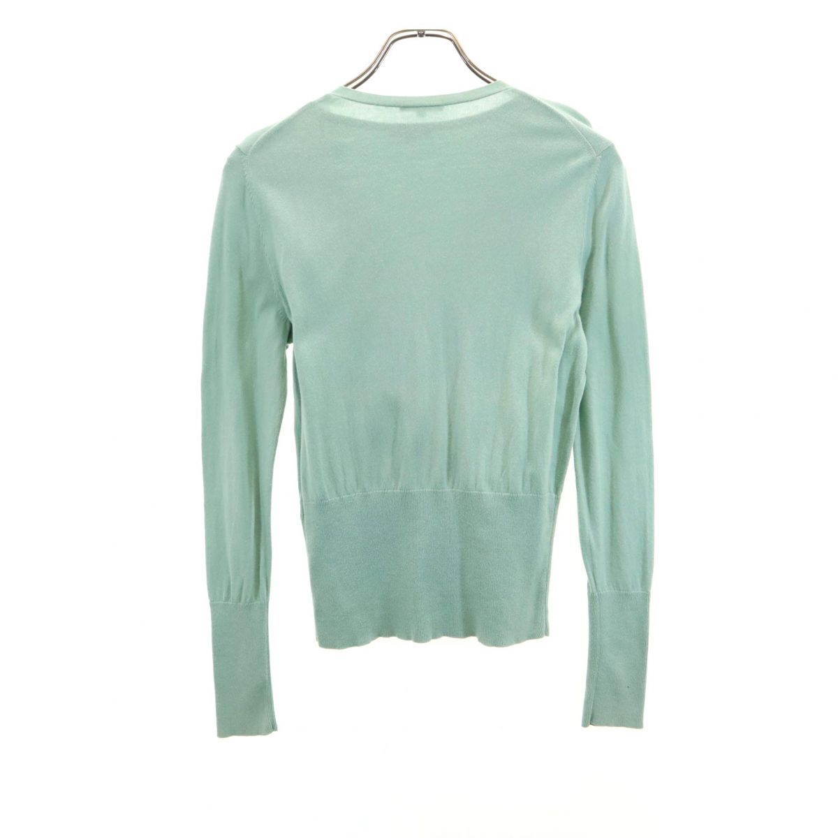 セオリー 長袖 アンサンブル コットン ニット 2 グリーン系 theory  