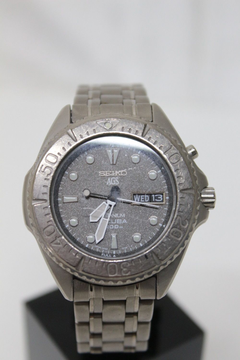 ◇SEIKO 腕時計 5M43-0B70 ダイバーズウォッチ AGS チタン seiko