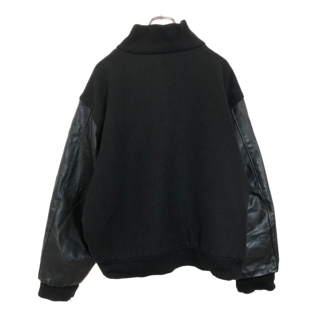 ジャケット・アウター 70-80s RENNOC STADIUM JUMPER VTG 80s/90s Rennoc Varsity Satin Blue Quilted Lined Bomber