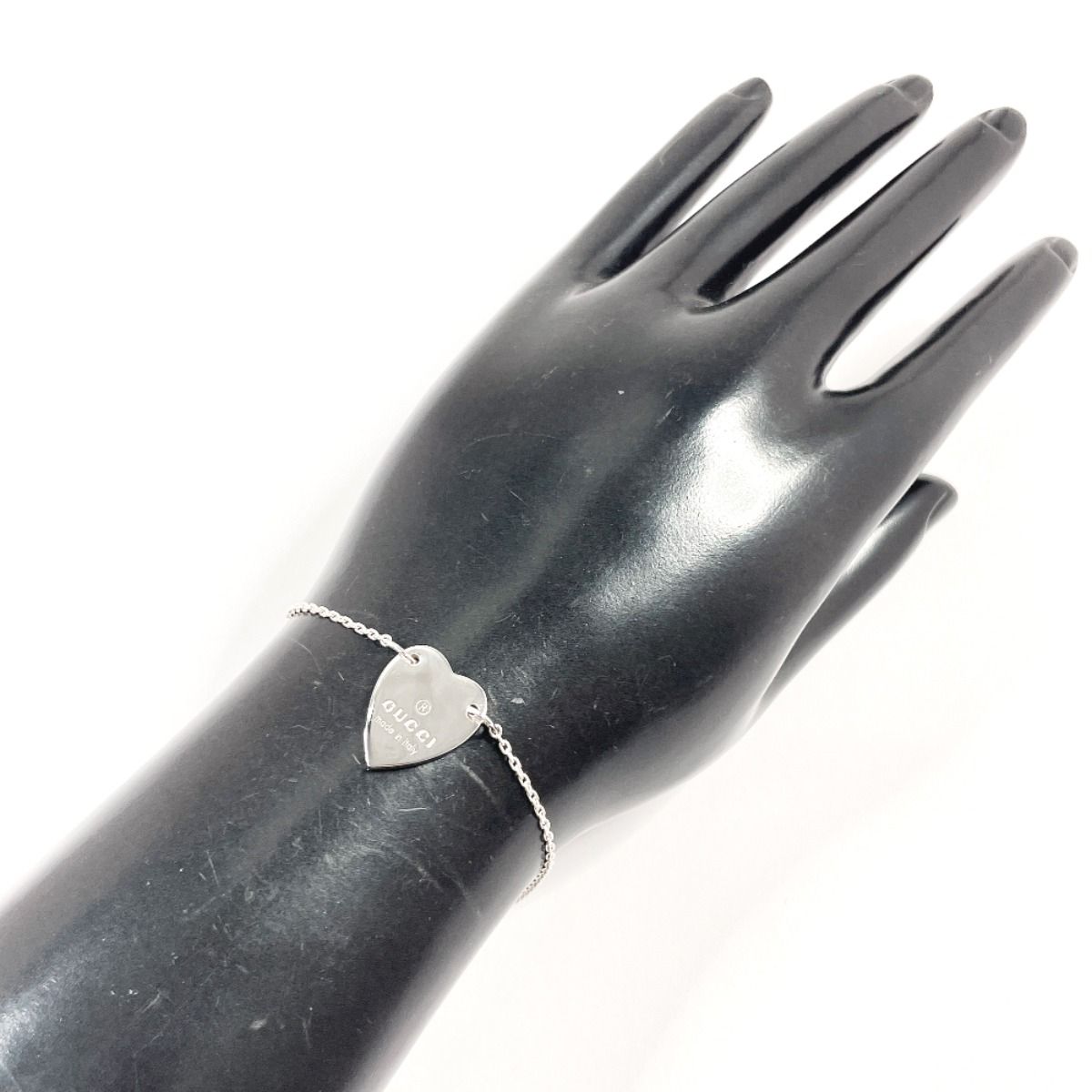 グッチ ブレスレット トレードマーク ハート シルバー SIROKUMA-CORPORATION_COM