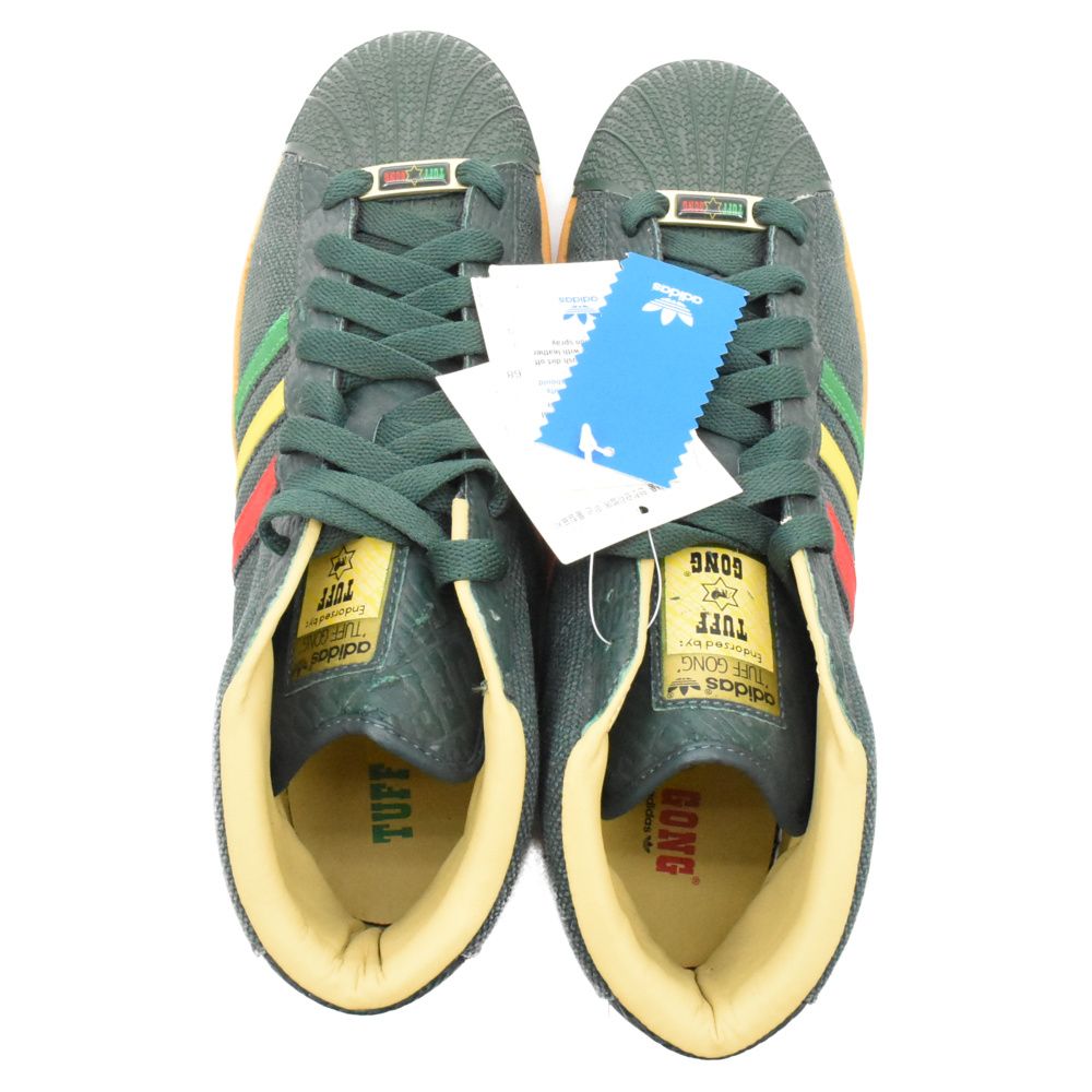 adidas gazelle silver green womens 2007 Adidas Superstar Pro Model x Tuff Gong Bob Marley (UK9)   workingclassherovintage