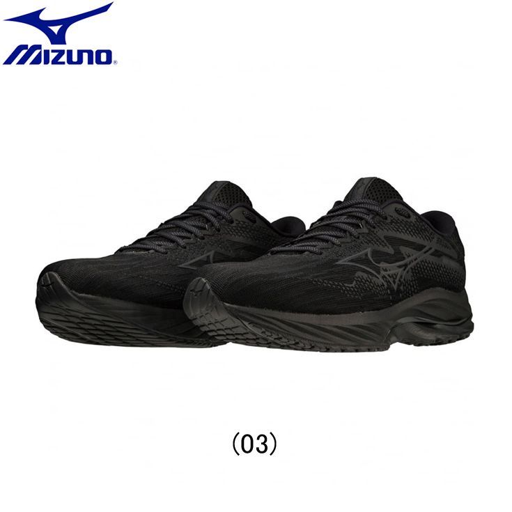 ミズノ mizuno WAVE RIDER 27 SW ウエーブライダー27 ランニングシューズ 靴 メンズ 男性【j1gc230403】陸上・ランニング用品 26.5cm (03)ブラック/ブラック