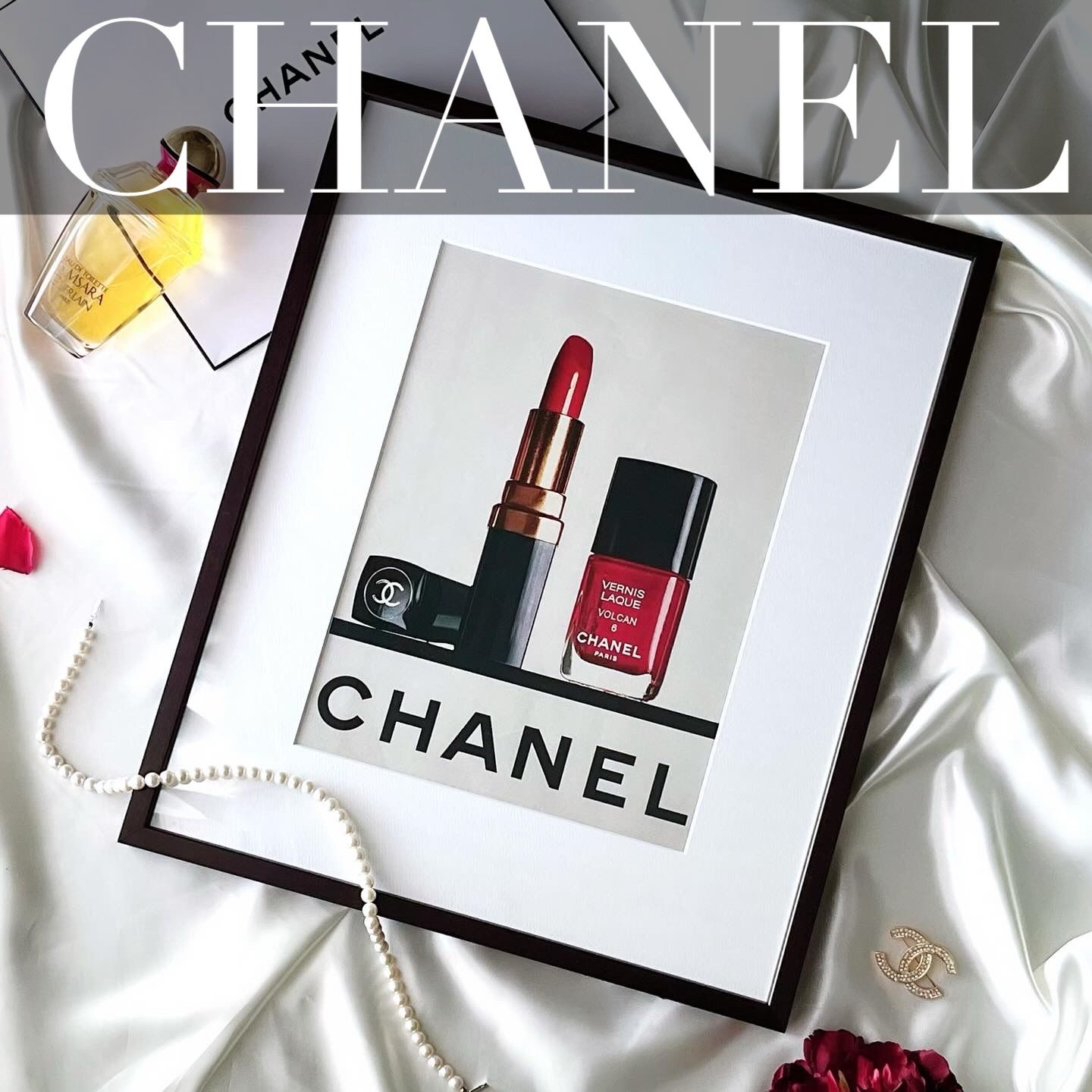1976 広告＞ CHANEL シャネル ポスター ヴィンテージ アートポスター