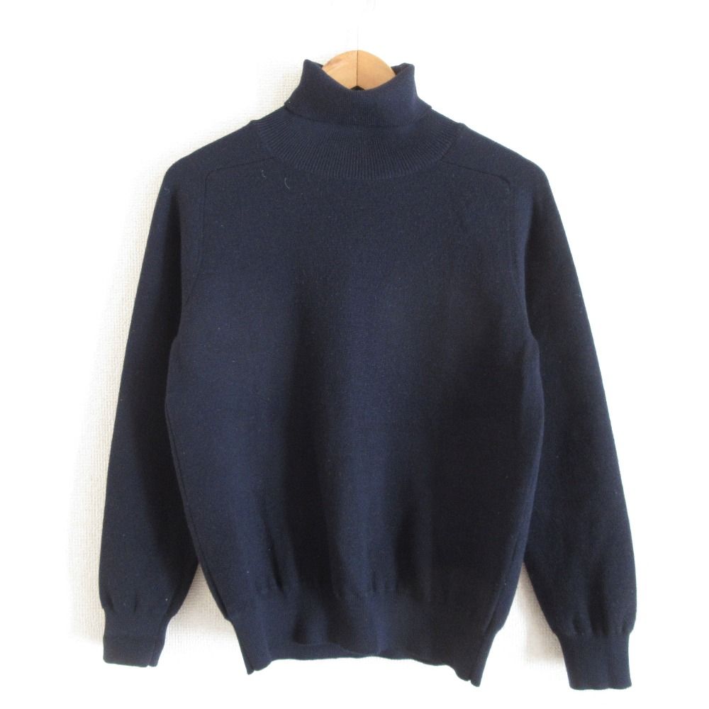 美品 SLOANE スローン 12G 天竺 ダブルフェイスタートルネックニット 