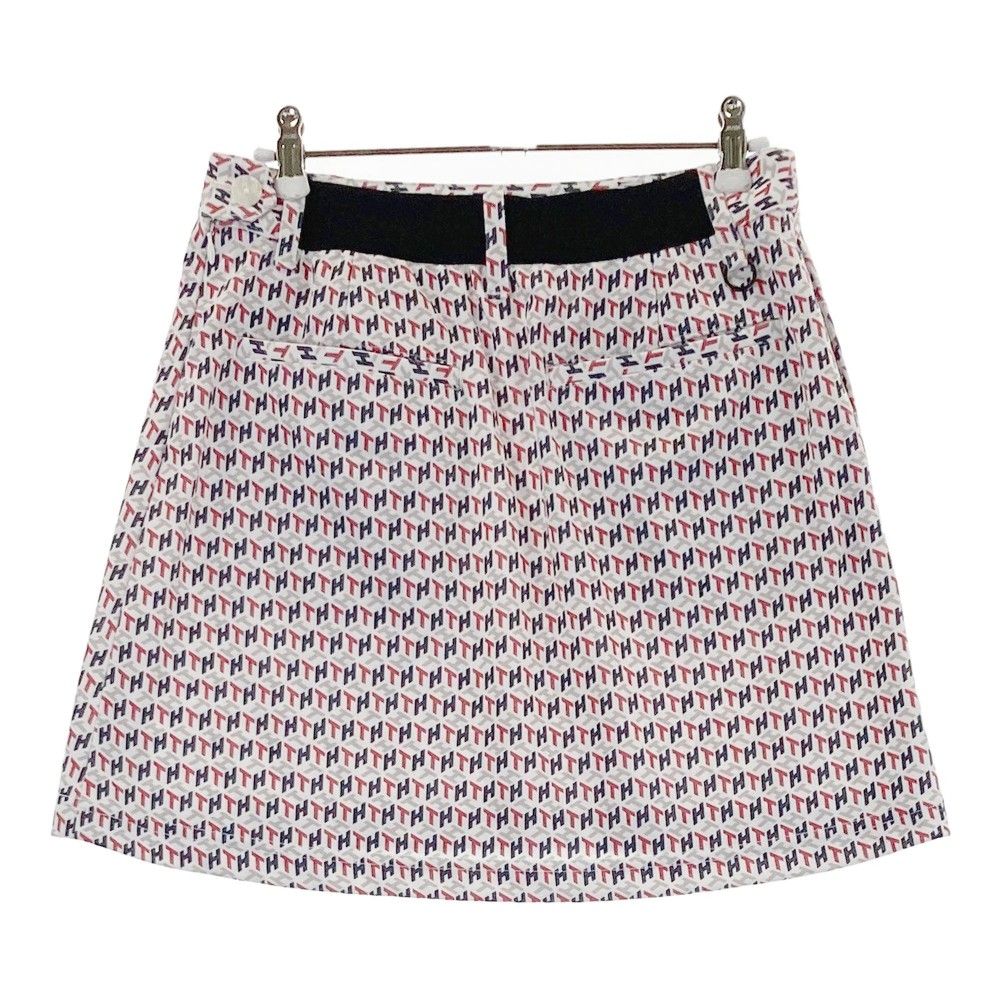 サイズ L TOMMY HILFIGER GOLF トミー ヒルフィガーゴルフ スカート 総柄 ホワイト系 240101452460 ゴルフウェア レディース ストスト