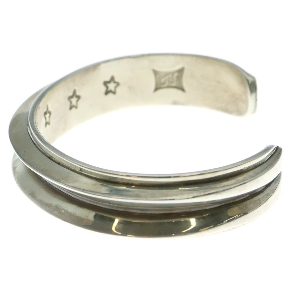 CODY SANDERSON コディーサンダーソン 1 2 INCH DOUBLE WIRE PLAIN EDGE ダブルワイヤー プレーンエッジ シルバーバングルブレスレット WWW_NOITHATQUANGTHANH_NET