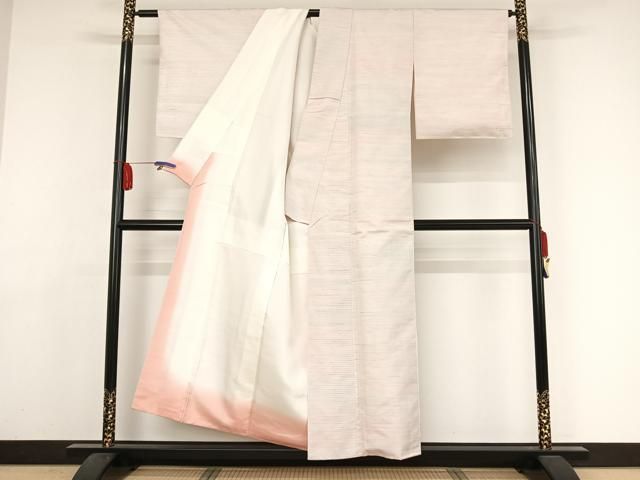 平和屋着物○紅花紬 米沢 縞 正絹 逸品 AAAY9968np - メルカリ