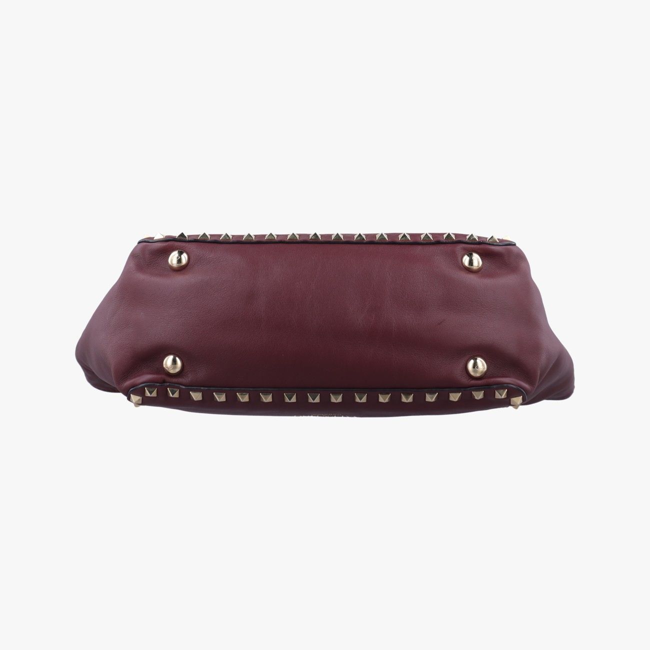 ヴァレンティノValentinoロックスタッズワインレッドレザーBS-F037BOL-1