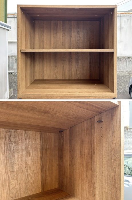 下段両開き ブラウン×ブラック