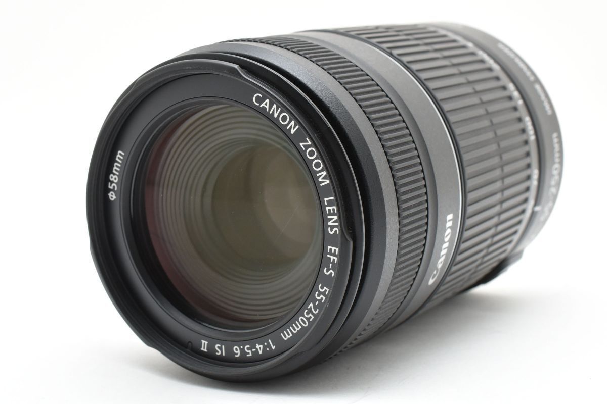 美品 Canon EF-S 55-250mm F4-5.6 IS II YM4444#58 【公式通販】