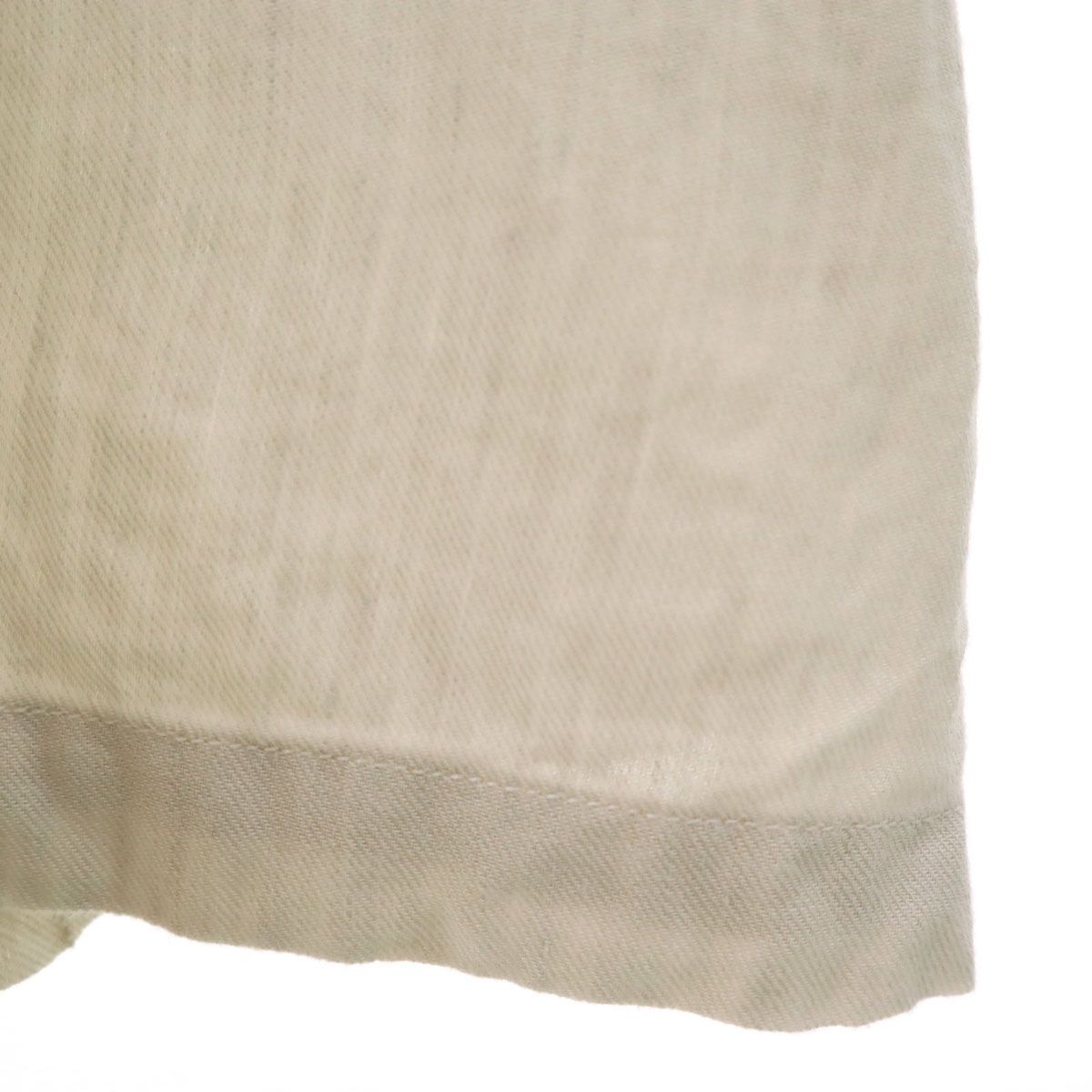 Danton ダントン リネンブレンド ステンカラーコート 34 グレージュ